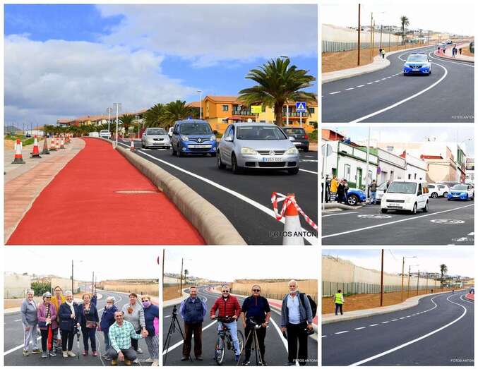 Imagen de la carretera de Melenara / Antonio Alí